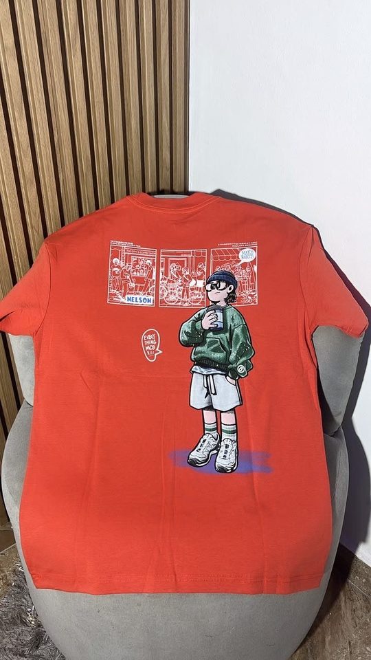 T-shirt orange Nelson