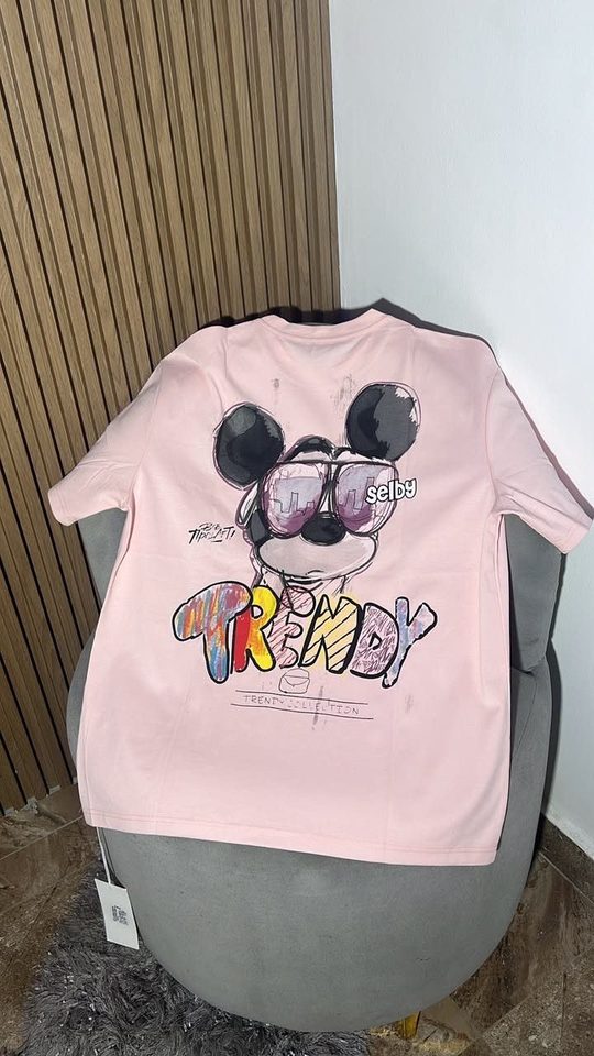 T-shirt rose Trendy